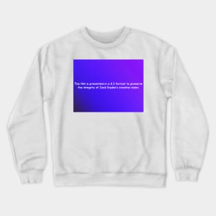 Snyder Cut | 4:3 Crewneck Sweatshirt